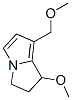 2,3-Dihydro-1-methoxy-7-(methoxymethyl)-1H-pyrrolizine Struktur