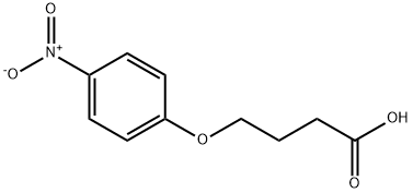 丁酸,4-(对-硝基苯氧基)-, 28341-54-0, 结构式