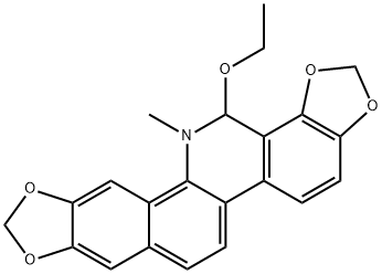 6-エトキシジヒドロサンギナリン 化学構造式