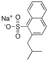 Naphthalenesulfonic acid, (2-methylpropyl)-, sodium salt Structure