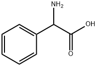 2-Amino-2-phenylacetic acid Struktur