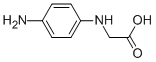 N-(4-アミノフェニル)グリシン 化学構造式