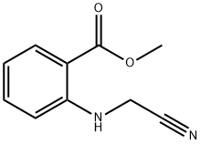 Benzoic acid, 2-[(cyanomethyl)amino]-, methyl ester (9CI),28354-20-3,结构式