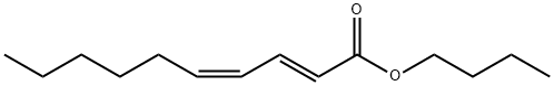 butyl (2E,4Z)-2,4-decadienoate Structure