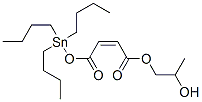 2-hydroxypropyl 4-oxo-4-[(tributylstannyl)oxy]isocrotonate Structure