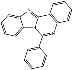 6-苯基-苯并咪唑并[1,2- C]喹啉, 28381-92-2, 结构式