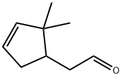 2,2-Dimethyl-3-cyclopentene-1-acetaldehyde Struktur