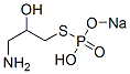 1-Amino-3-(sodiophosphonothio)-2-propanol Struktur