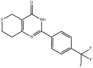 284028-89-3 3,5,7,8-テトラヒドロ-2-[4-(トリフルオロメチル)フェニル]-4H-チオピラノ[4,3-d]ピリミジン-4-オン