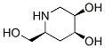 3,4-Piperidinediol, 6-(hydroxymethyl)-, (3R,4S,6S)- (9CI) Structure