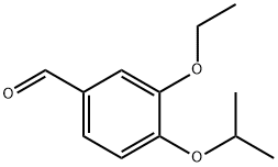 3-エトキシ-4-イソプロポキシベンズアルデヒド 化学構造式