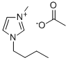 1-BUTYL-3-METHYLIMIDAZOLIUM ACETATE Structure