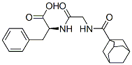 N-[N-(1-Adamantylcarbonyl)glycyl]-3-phenyl-L-alanine Structure