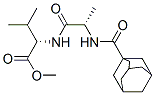 N-[N-(1-Adamantylcarbonyl)-L-alanyl]-L-valine methyl ester Structure