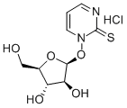1-arabinofuranosyl-2-thiocytosine Structure