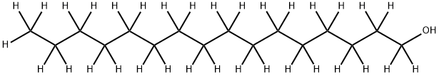 鲸蜡醇-D33, 284474-73-3, 结构式