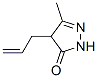 3H-Pyrazol-3-one, 2,4-dihydro-5-methyl-4-(2-propenyl)- (9CI),284488-23-9,结构式