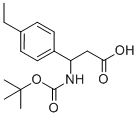 3-TERT-BUTOXYCARBONYLAMINO-3-(4-ETHYL-PHENYL)-프로피온산