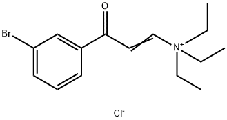 3-(3-BROMOPHENYL)-N,N,N-TRIETHYL-3-OXOPROP-1-EN-1-AMINIUM CHLORIDE,284493-93-2,结构式