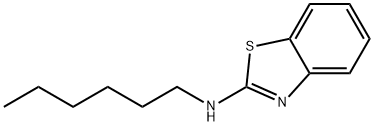 BENZOTHIAZOL-2-YL-HEXYL-AMINE 结构式