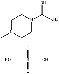 4-METHYLPIPERAZINE-1-CARBOXAMIDINE HEMISULFATE 化学構造式