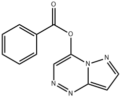 Benzoic acid pyrazolo[5,1-c][1,2,4]triazin-4-yl ester 结构式
