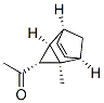 Ethanone, 1-(2-methyltricyclo[3.2.1.02,4]oct-6-en-3-yl)-, (1alpha,2alpha,3alpha,4alpha,5alpha)- Structure