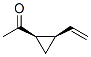 Ethanone, 1-(2-ethenylcyclopropyl)-, cis- (9CI) Structure