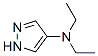 N,N-diethyl-1H-pyrazol-4-amine Structure