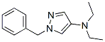1-ベンジル-N,N-ジエチル-1H-ピラゾール-4-アミン 化学構造式