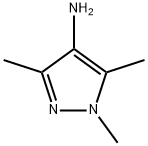1,3,5‐トリメチル‐1H‐ピラゾール‐4‐アミン 化学構造式
