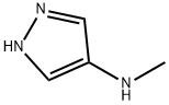 N-メチル-1H-ピラゾール-4-アミン 化学構造式