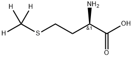 D-甲硫氨酸-甲基-D3, 284665-18-5, 结构式