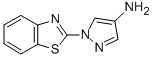Benzothiazole, 2-(4-aminopyrazol-1-yl)- (8CI) 结构式