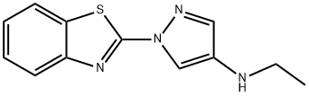 2-[4-(Ethylamino)-1H-pyrazol-1-yl]benzothiazole,28469-13-8,结构式