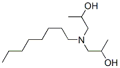 1,1'-オクチルイミノビス(2-プロパノール) 化学構造式