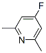 4-氟-2,6-二甲基吡啶,28489-31-8,结构式