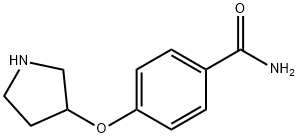 4-(3-吡咯啉氧基)苯甲酰胺, 28490-66-6, 结构式