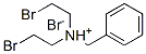 benzyl-bis(2-bromoethyl)azanium bromide Struktur
