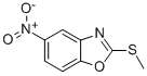 5-硝基-2-硫代甲基苯并噁唑 结构式