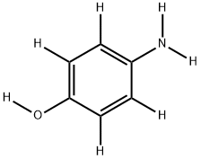 4-AMINOPHENOL-D7 Struktur