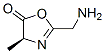 5(4H)-Oxazolone,2-(aminomethyl)-4-methyl-,(4S)-(9CI) Struktur