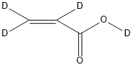 丙烯酸-D4,285138-82-1,结构式