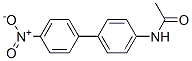 4-nitro-4'-(acetylamino)biphenyl Struktur