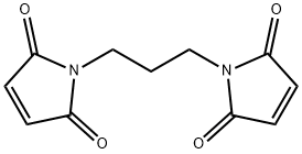 N,N'-トリメチレンビス(マレインイミド) 化学構造式