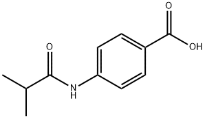 4-isobutyramidobenzoic acid Struktur