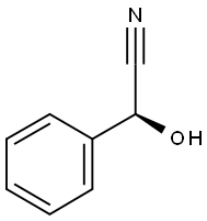 L-マンデロニトリル 化学構造式