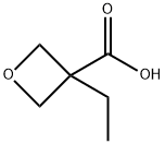 3-エチルオキセタン-3-カルボン酸 化学構造式