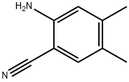 2-AMINO-4,5-DIMETHYLBENZONITRILE Struktur