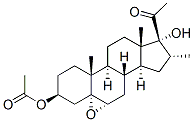 5alpha,6alpha-epoxy-3beta,17-dihydroxy-16alpha-methylpregnan-20-one 3-acetate|